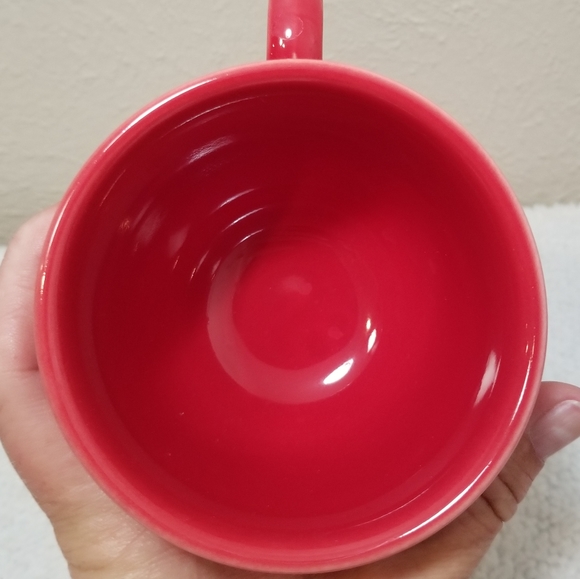 Fiesta Red Tea Coffee Cup 7.75 oz 2 cups - Picture 3 of 7